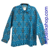 Tenun for Men Blue Long Sleeves